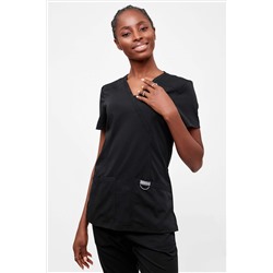 Топ медицинский женский 3-74-05-1 / Silva 65 Total black