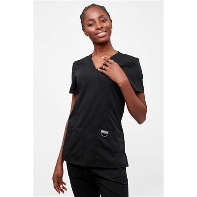 Топ медицинский женский 3-74-05-1 / Silva 65 Total black