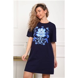 Женская туника 29534 / темно-синий