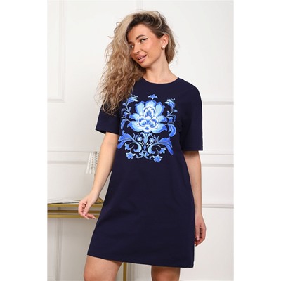 Женская туника 29534 / темно-синий