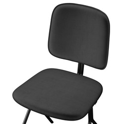 Стул Ror, Y, велюр, черный/черный