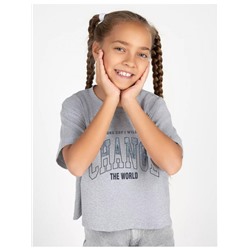 Футболка "Чанг" серый детская