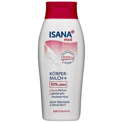 ISANA med Korpermilch Медицинский Лосьон для тела для очень сухой и грубой кожи 250 г