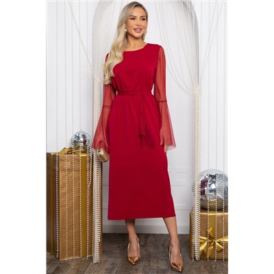 Платье вечернее Милания (красное) П14455-39М