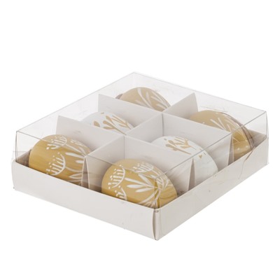 GAEM Набор из 6-ти изделий декоративных подвесных "Яйцо" (3,5*5,5), L15 W13 H5 см