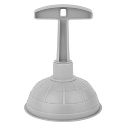 Вантуз Disco 125 мм SC320310025 серебряный