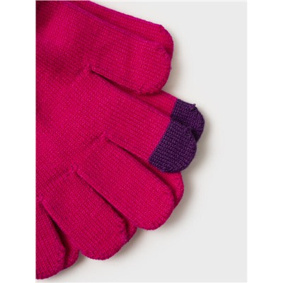 Перчатки для девочки, 2 пары в комплекте