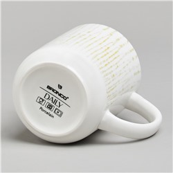 НАБОР КРУЖЕК BRONCO "DAILY" 4 ШТ. 350 МЛ ГОРЧИЧНЫЙ