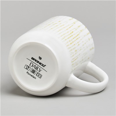 НАБОР КРУЖЕК BRONCO "DAILY" 4 ШТ. 350 МЛ ГОРЧИЧНЫЙ