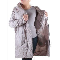 203 DK. BEIGE Пальто зимнее облегченное женское YIGAYI