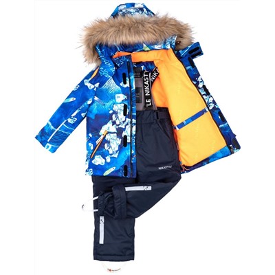 Комплект зимний для мальчика NIKASTYLE 7з1123 ультрамарин неви