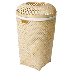 SALUDING, Wäschekorb, Handarbeit Bambus,, 50 l