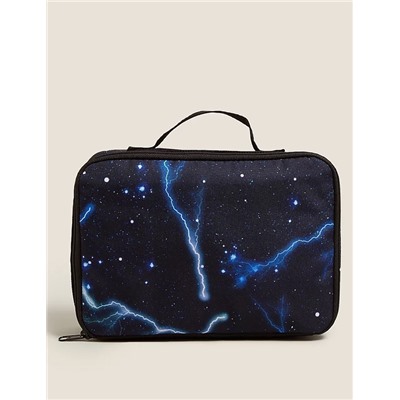 Kids' Lightning Print Lunch Box