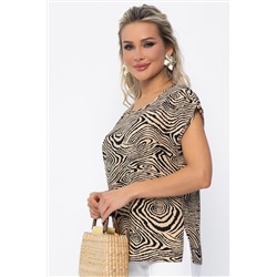 Блуза Покоряя сердца (зебра) Б13539-1М
