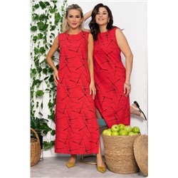 Платье Дария (красное) П13479-1М