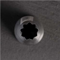 Насадка кондитерская KONFINETTA «Открытая звезда», d=3.4 см, выход 1.6 см, нержавеющая сталь