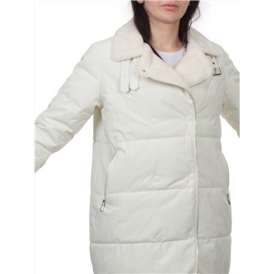 S24-236 MILK Куртка демисезонная женская (100 гр. холлофайбер)