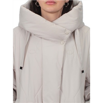 1119 LT. BEIGE Пальто зимнее облегченное женское (холлофайбер 150 гр.)