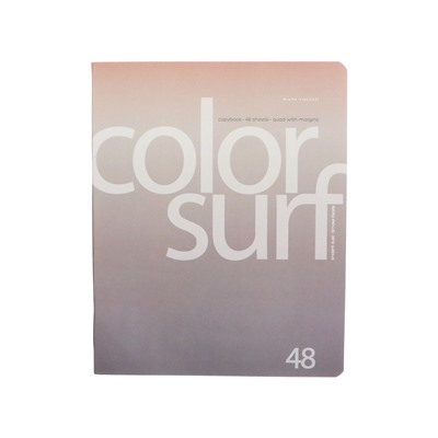Тетрадь 48л кл COLOR SURF, МИКС