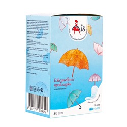 Ежедневные прокладки из целлюлозы 2 мм MIS это мой индивидуальный секрет 80 шт.