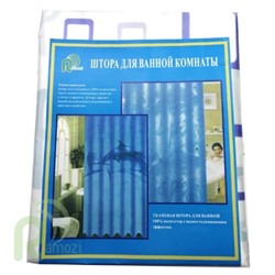 Шторы для ванной RA-5706 100% полиэстер с водоотталкивающим эффектом (размер 170х200см)(100) оптом