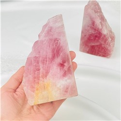 Радуга Самоцветов Держатель для книг из Розового кварца (Мадагаскар)