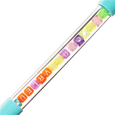 Ручка-прикол «Динозаврик», автоматическая, спиннер (вращается голова), синий стержень, гелевая