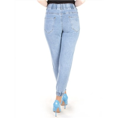 1107 LT. BLUE Джинсы зауженные женские ZAL