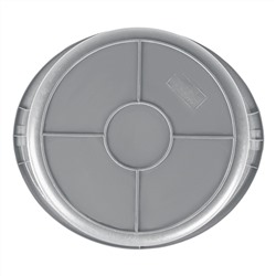 Ведро строительное пластмассовое 12 л, ударопрочное, обрезиненная ручка Matrix