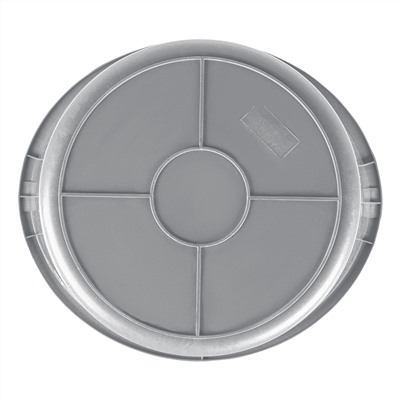 Ведро строительное пластмассовое 12 л, ударопрочное, обрезиненная ручка Matrix