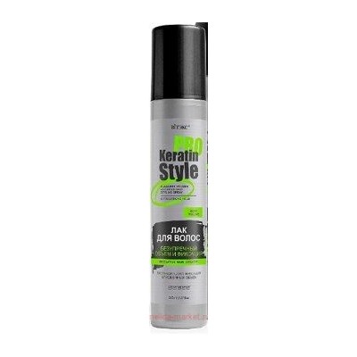 Витэкс KERATIN PRO Style Лак для волос безупречный объем и фиксация экстрасильная фиксация 215 мл
