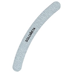 SOLOMEYA Пилка для ногтей Бумеранг ЗЕБРА 100/180