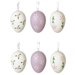 GAEM Набор из 6-ти изделий декоративных подвесных "Яйцо" (4*6), L16 W4 H17,5 см