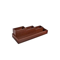 Органайзер 4 секции, 34×12×10 см, для офиса