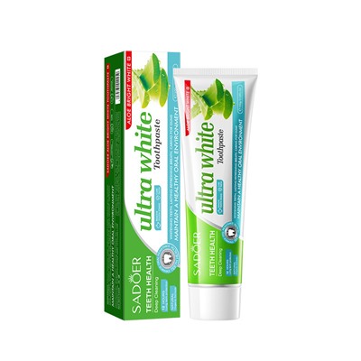 Ультраотбеливающая зубная паста с Алоэ SADOER Aloe bright white Toothpaste, 100 гр