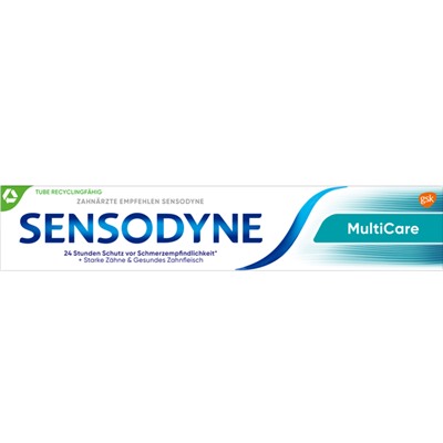 Sensodyne Zahnpasta MultiCare Original 75 ml, Зубная паста для чувствительных зубов, 75 мл