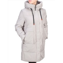 8966 LIGHT GRAY  Пальто зимнее женское CLOUD LAG CAT (200 гр. холлофайбер)