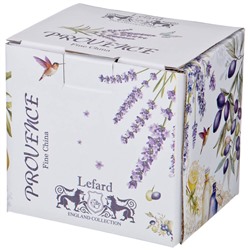 ЧАЙНИК СТЕКЛЯННЫЙ С СИТОМ LEFARD "ПРОВАНС ЛАВАНДА" 400 МЛ (КОР=36ШТ.)