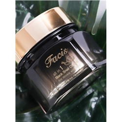 Jigott Восстанавливающий крем-эссенция с муцином черной улитки / Facis All In One Black Snail Cream, 100 мл