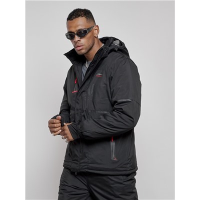 Горнолыжный костюм мужской зимний черного цвета 6306Ch