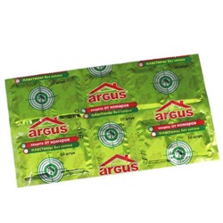Пластины от комаров без запаха, Argus 10 шт