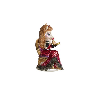 Лошадь "Гламурная дива" (стекло) 7х5х12,5 см