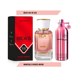 Beas W522 Montale Roses Musk Women edp 50 ml, Парфюм женский Beas W522 создан по мотивам аромата Montale Roses Musk
