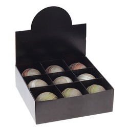 GAEM Набор из 9шт Украшение новогоднее "Шар", D 10 см, L33 W32 H10,5 см