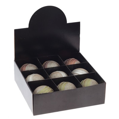 GAEM Набор из 9шт Украшение новогоднее "Шар", D 10 см, L33 W32 H10,5 см