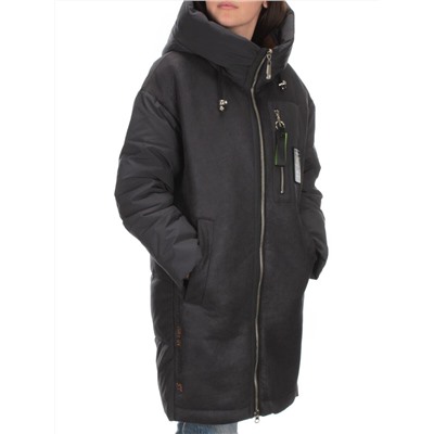 C1062 DK. GRAY Куртка зимняя женская (200 гр. холлофайбера)