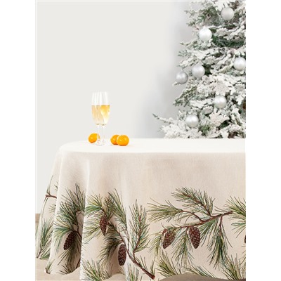 Питер Пэн Шишки Скатерть овал 160х250 см 2107178