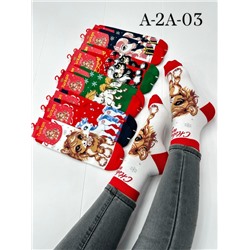 ☃️🎄🧦НОВОГОДНИЕ женские носки 🧦 🎄☃️❄️ Размер 36-41 Хлопок 💥 В упаковке 5 пар, разные цвета Только упаковкой На фото все рисунки указаны Цена 275₽