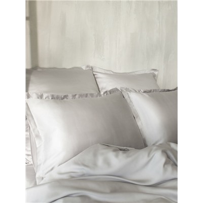 Простыня на резинке SL Home Tencel 200*200+30 см , цв. светло-серый