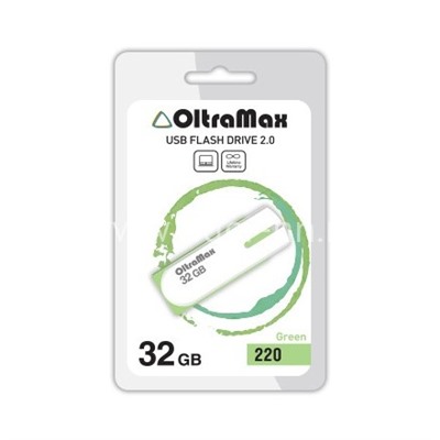 USB Flash  32GB Oltramax (220) зеленый